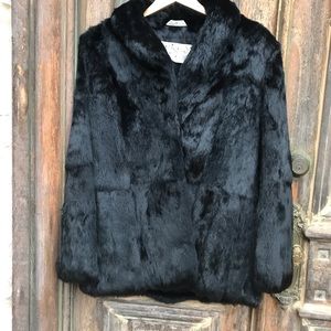 Rabbit fur jacket